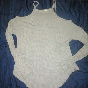 🌂Women's open shoulder shirt